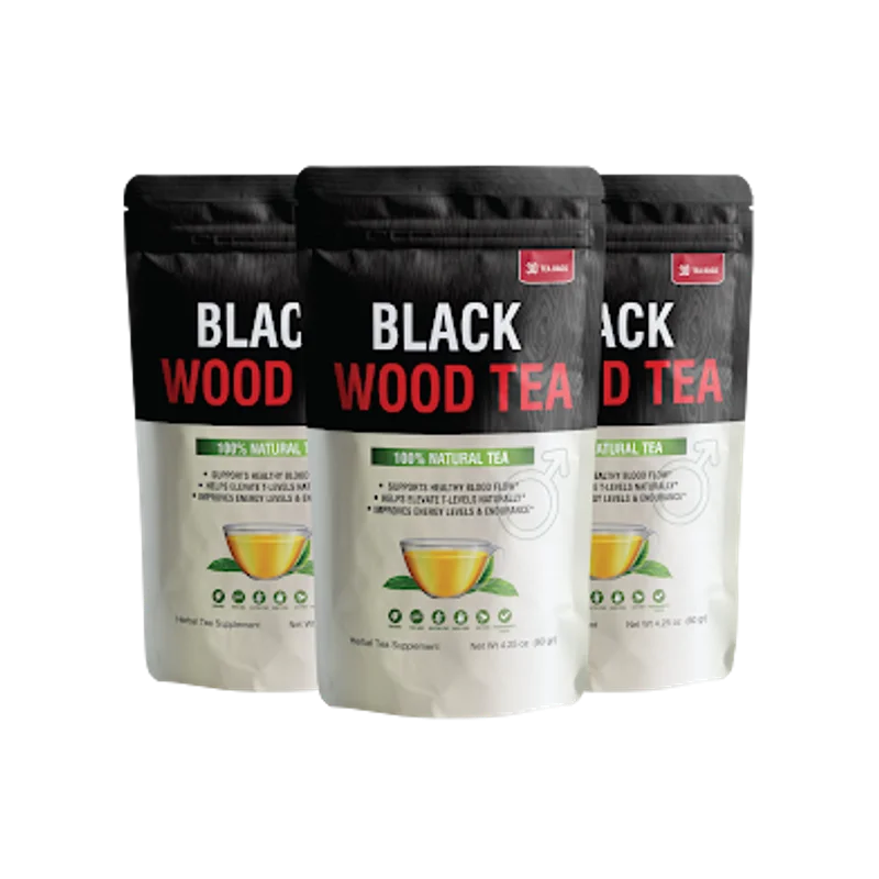 Black Wood Tea Longevity & Vitality Health — 3 Bottle / 90 Day Pack
